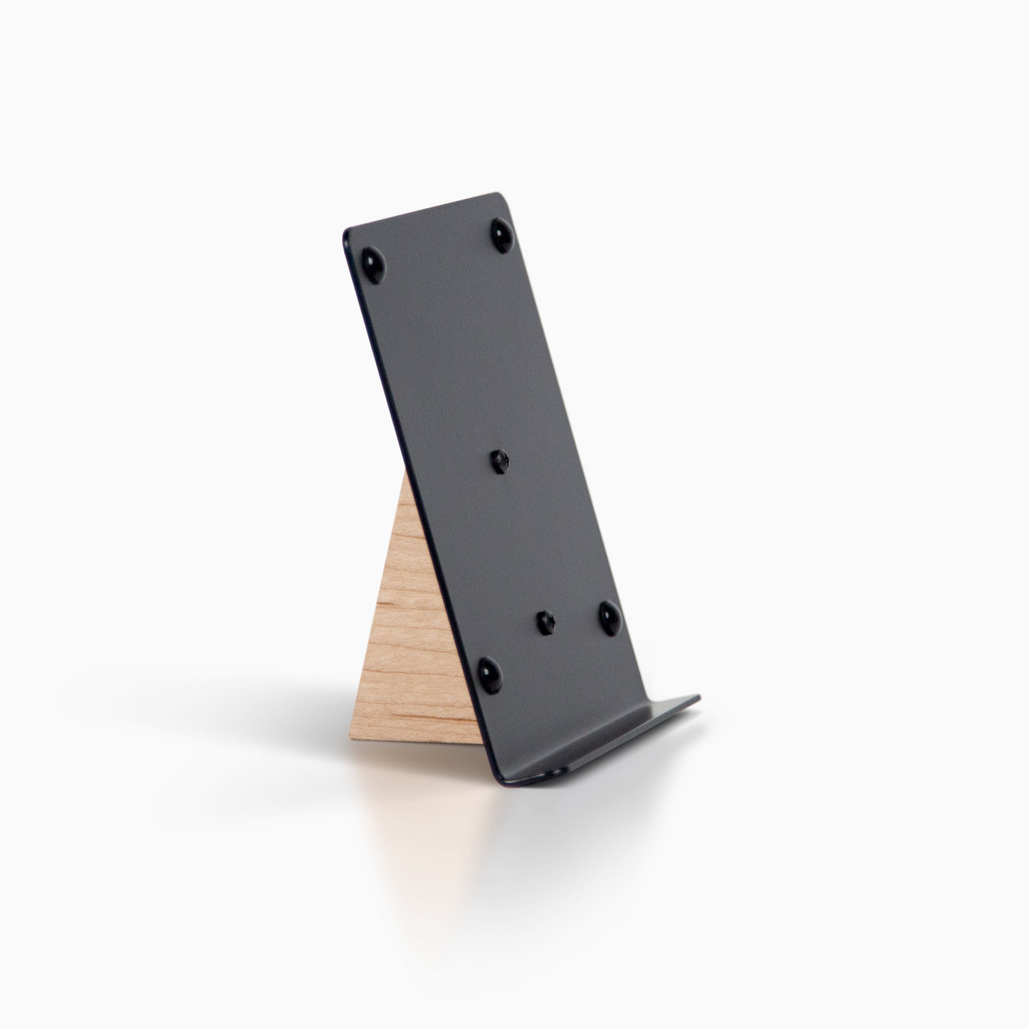 Mosaic Stand - wood base and metal back